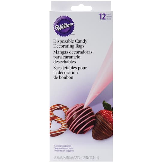 Wilton&#xAE; 12&#x22; Disposable Candy Decorating Bags, 12ct.